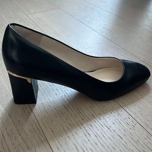 Comfortable Cole Haan black block heels